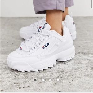 Fila Disruptor Sneakers In White